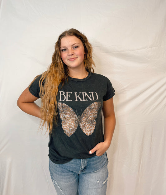 Be Kind Butterfly Tee