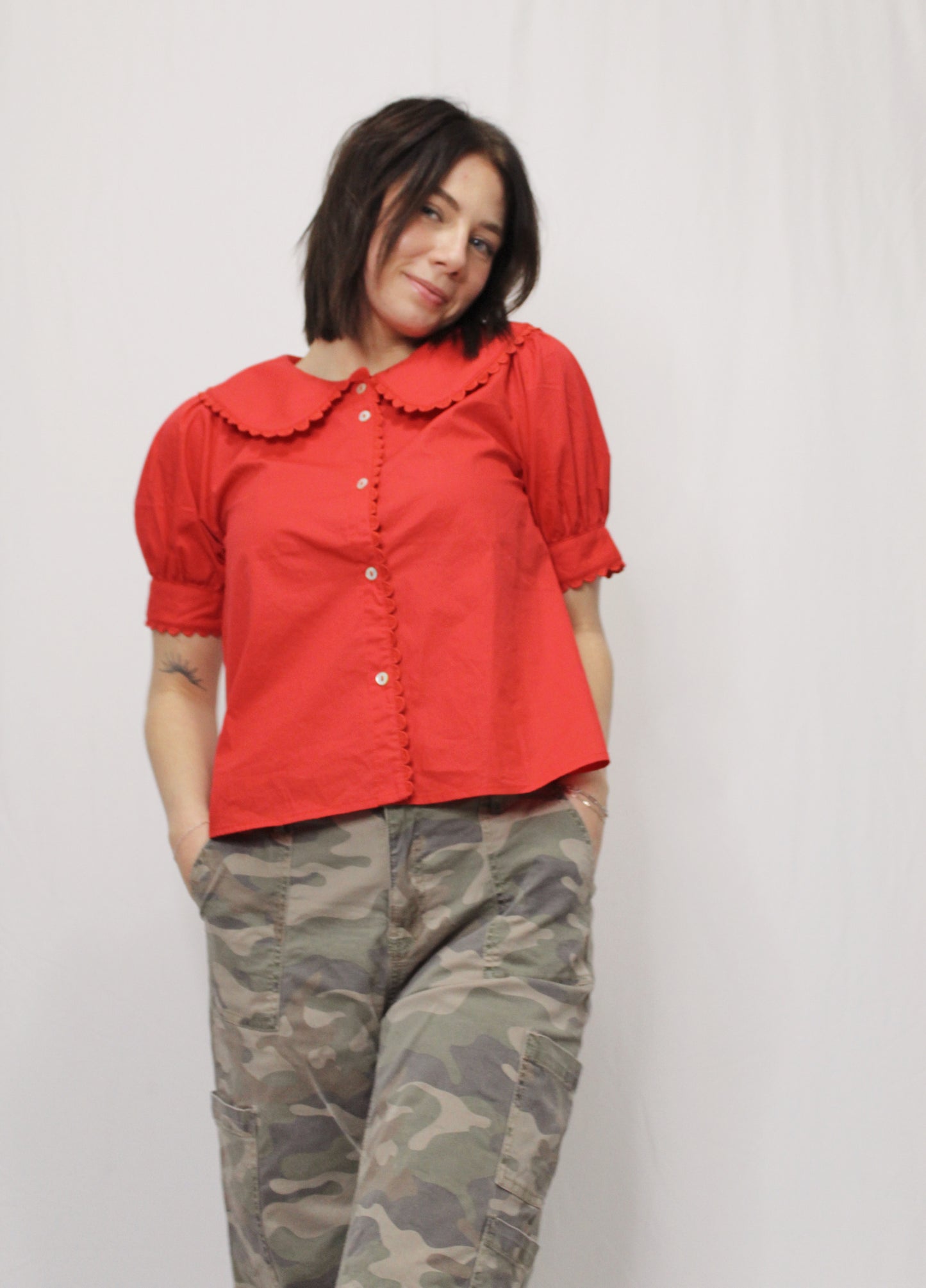 Robin Button Up Top