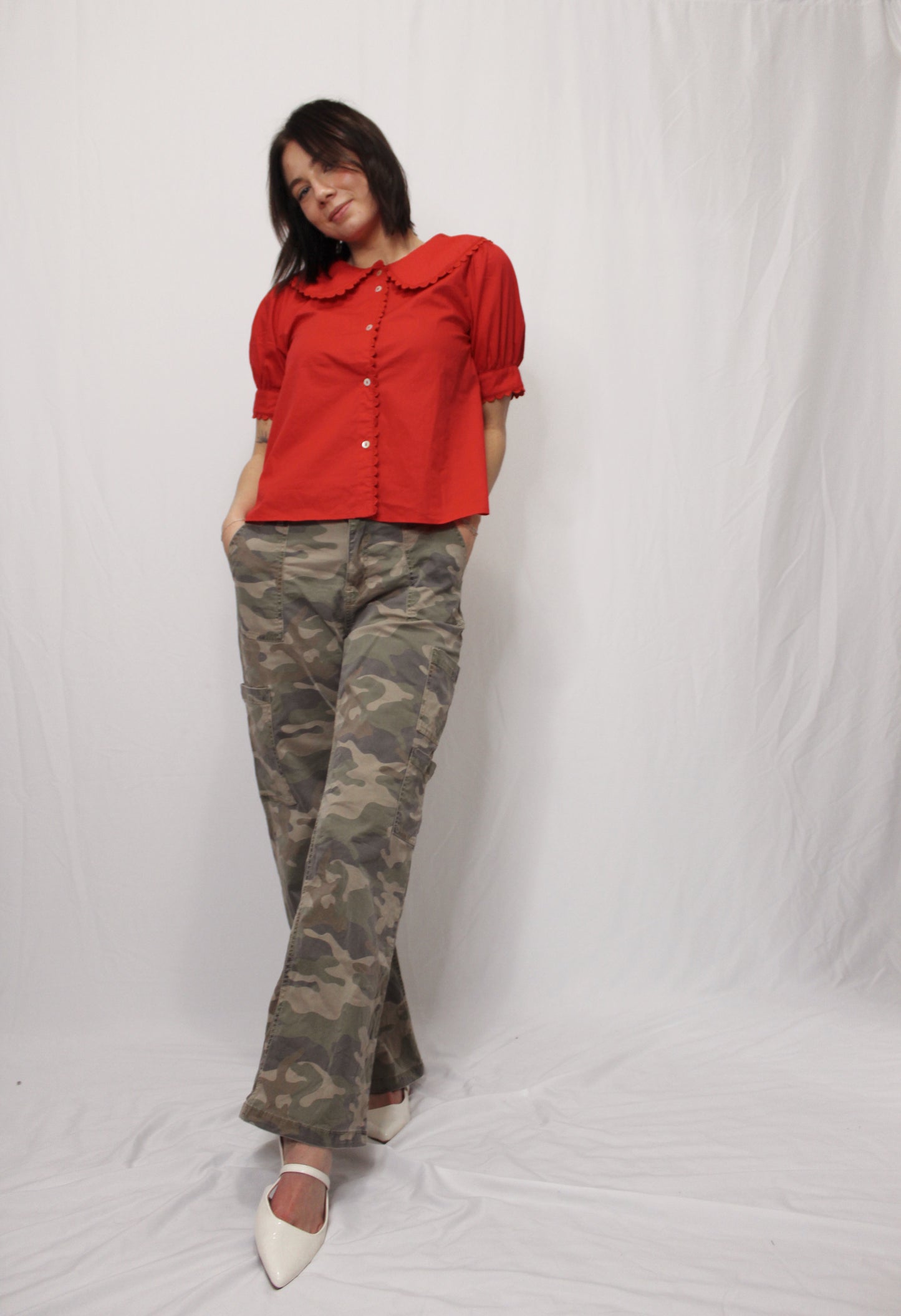 Robin Button Up Top