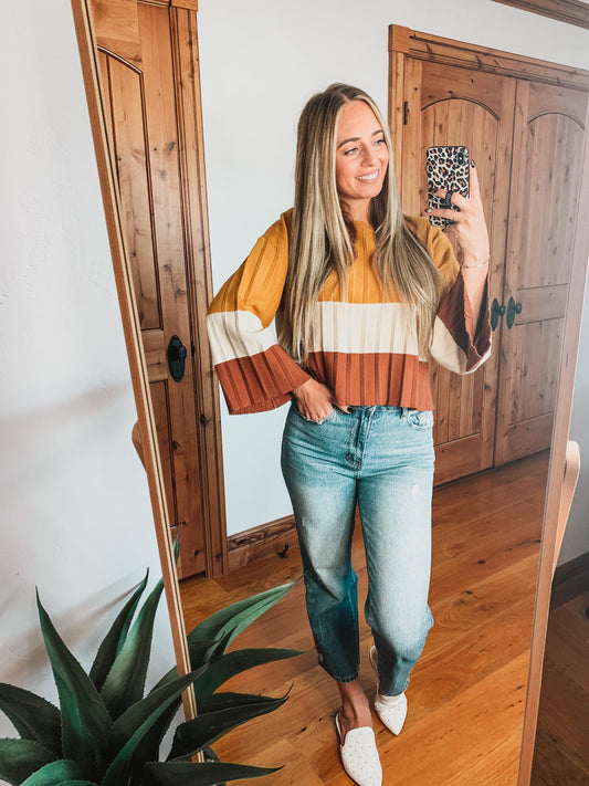 Fall Accordion Blouse